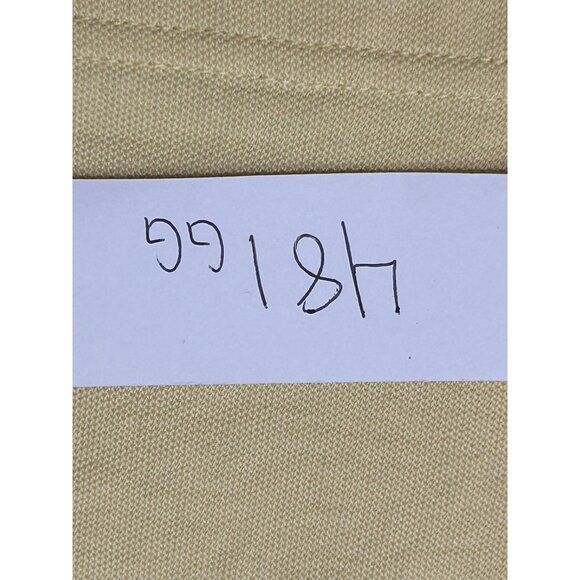 St. Johns Bay Mens Yellow Short Sleeve Polo Shirt Size Medium - Picture 8 of 9